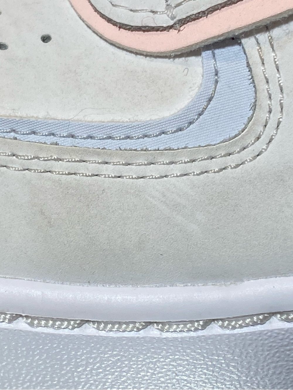 Nike Air Women’s Layered Sneakers in Mint & Pastel Pink - Picture 4 of 13